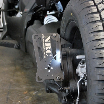 Picture of New Rage Cycles 19+ Can-Am Ryker Side Mount License Plate 2 Position
