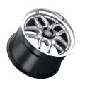 Picture of Weld S152 18X10 Laguna Drag 5X112 ET40 BS7-1 Gloss Black MIL Dia 78-1