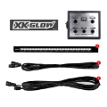 Picture of XK Glow tube Strobe Lights w- Traffic Modes Ultra LEDs Multiple Modes + Solid On -White 4pc 12in