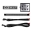 Picture of XK Glow Tube Strobe Lights w- Traffic Modes Ultra LEDs Multiple Modes + Solid On - Red 8pc 12in