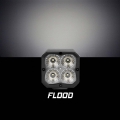 Picture of XK Glow XKchrome 20w LED Cube Light w- RGB Accent Light Kit w- Controller- Flood Beam 2pc