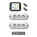 Picture of XK Glow RGB LED UNDERWATER LIGHT KIT FOR BOAT 2PC 27W