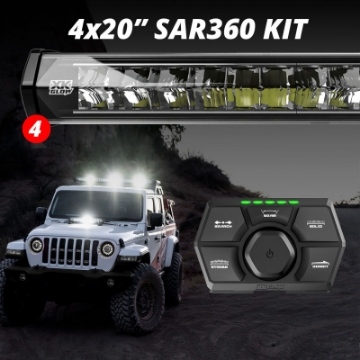 Picture of XK Glow SAR360 Light Bar Kit Emergency Search and Rescue Light System 4 20In