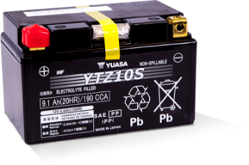 Picture of Yuasa YTZ10S Maintenance Free AGM 12-Volt Battery
