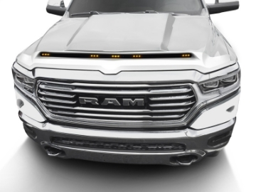Picture of AVS 19-22 RAM 1500 Excl- Sport Hood Aeroskin Lightshield Color Match Hood Protector - Ivory Pearl