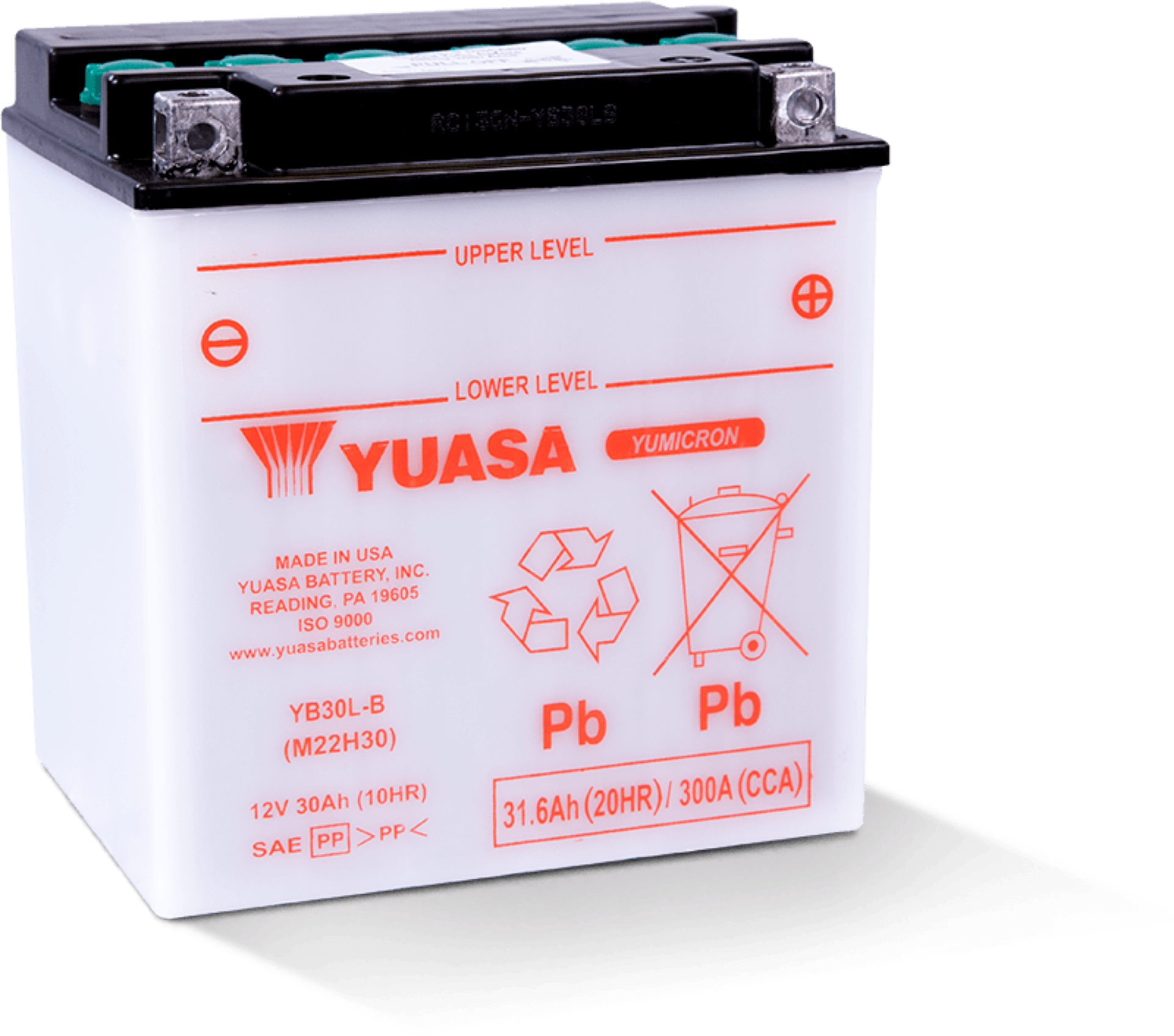 Picture of Yuasa YB30L-B Yumicron CX 12-Volt Battery