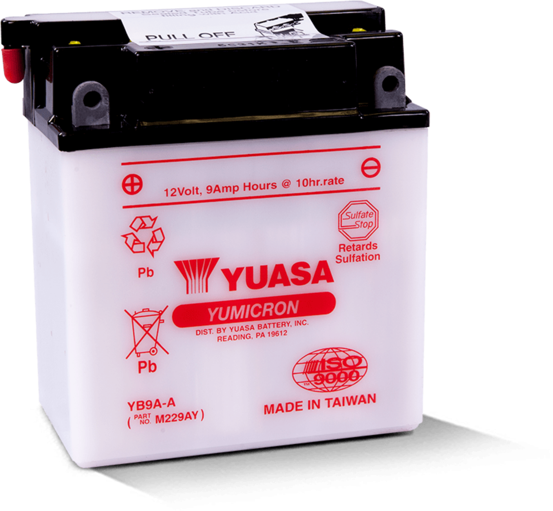 Picture of Yuasa YB9A-A Yumicron 12-Volt Battery