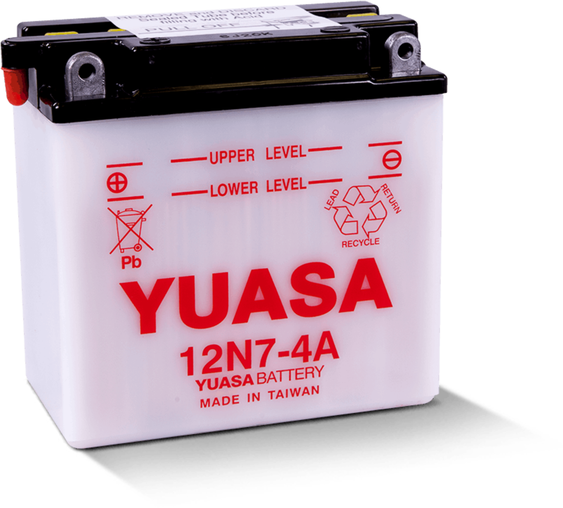 Picture of Yuasa 12N7-4A Conventional 12-Volt Battery
