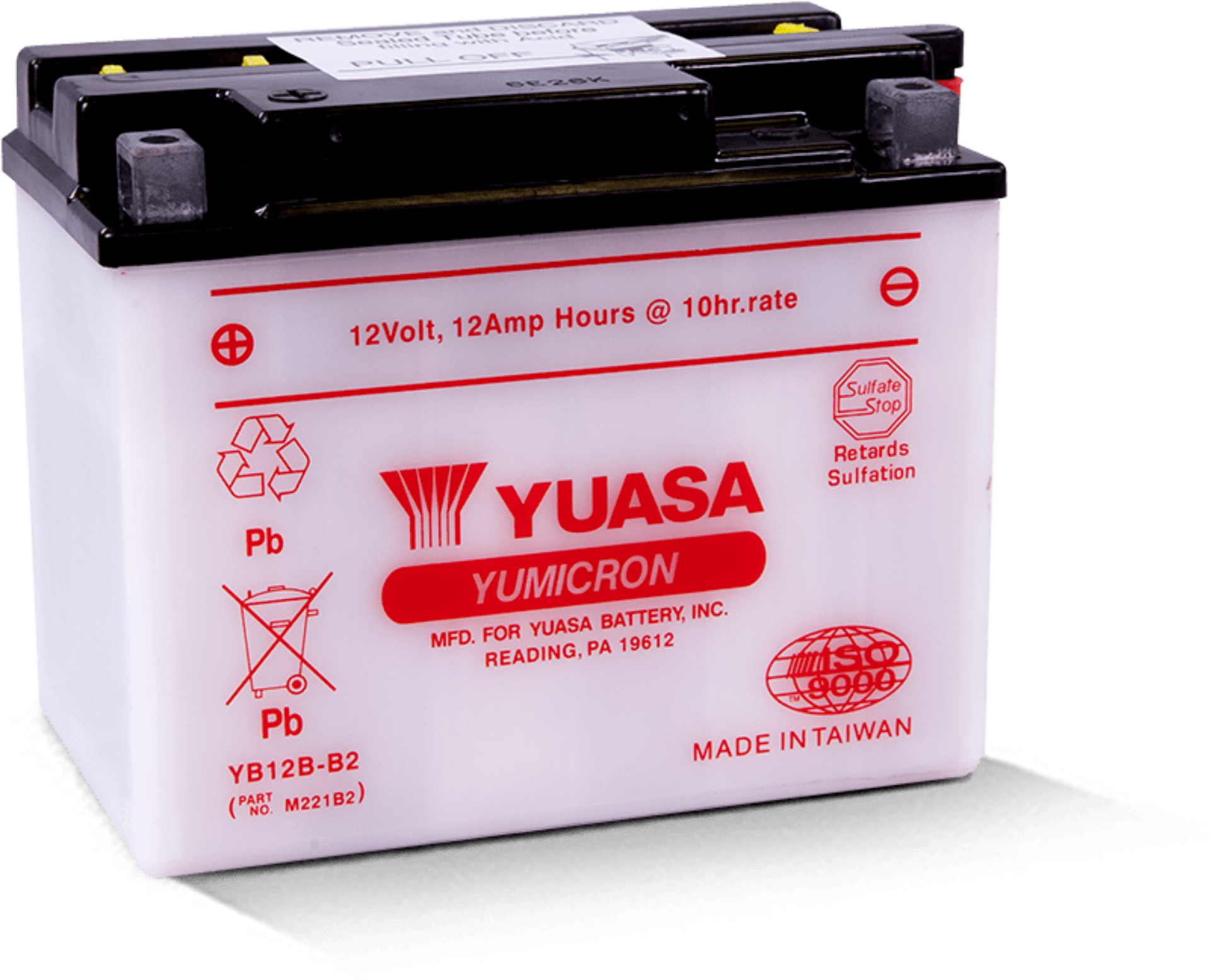 Picture of Yuasa YB12B-B2 Yumicron 12-Volt Battery
