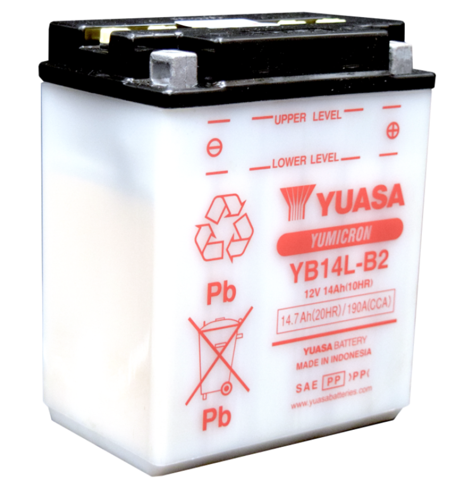 Picture of Yuasa YB14L-B2Yumicron CX 12-Volt Battery