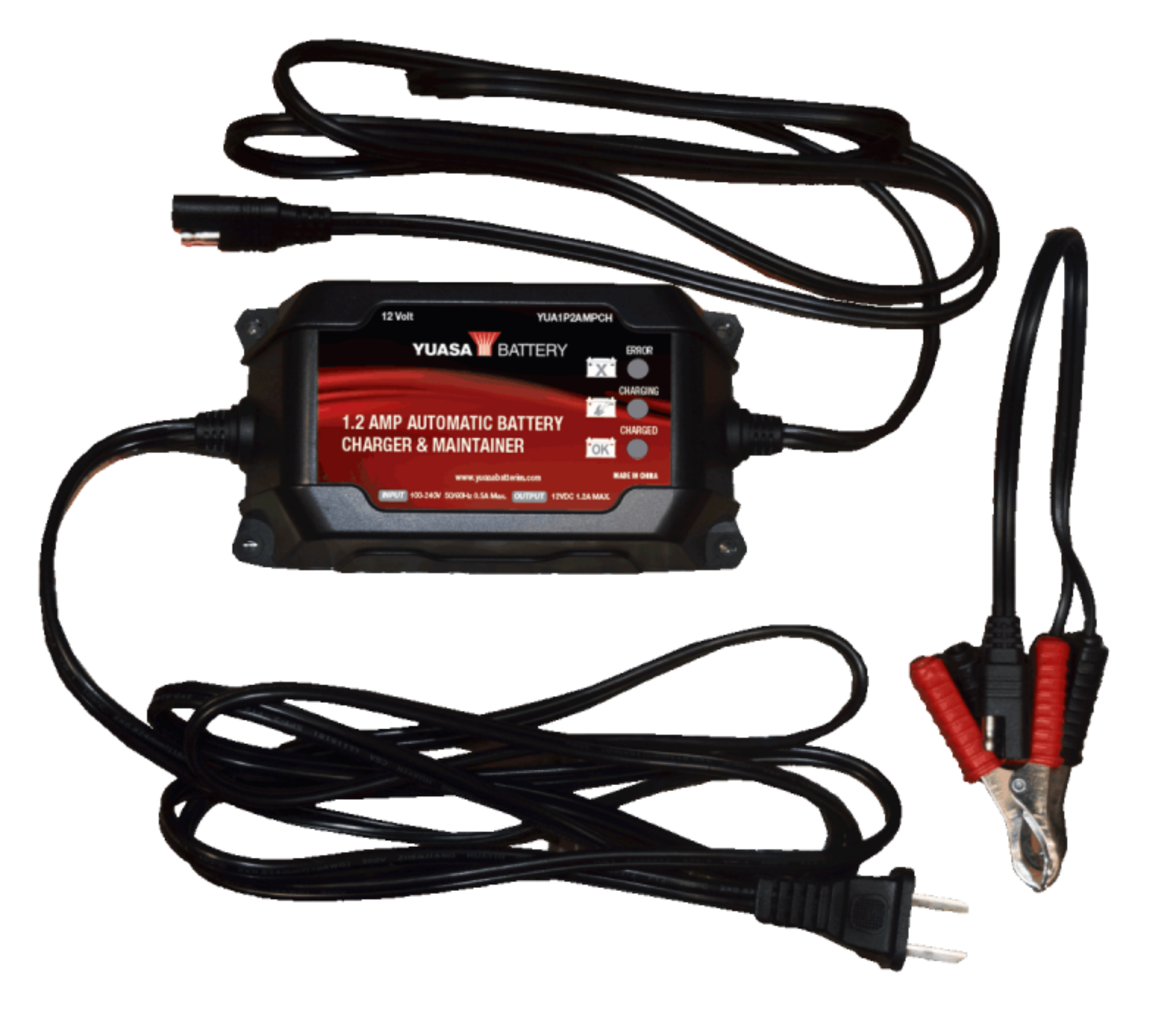 Picture of Yuasa 1-2 Amp Charger & Maintainer - 12V