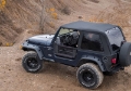 Picture of Rampage 97-06 Jeep Wrangler TJ Frameless Trail Soft Top Kit - Black Diamond