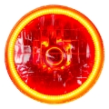 Picture of Oracle Lighting 97-06 Jeep Wrangler TJ Pre-Assembled LED Halo Headlights -Amber