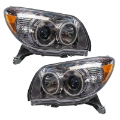 Picture of Oracle Lighting 06-09 Toyota 4-Runner Sport Pre-Assembled LED Halo Headlights -Red