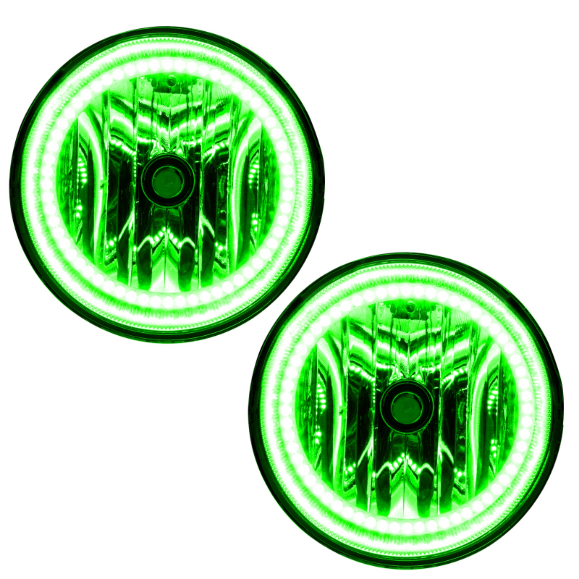 Picture of Oracle Lighting 07-13 Toyota Tundra Pre-Assembled LED Halo Fog Lights -Green