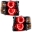 Picture of Oracle Lighting 07-13 Chevrolet Silverado Assembled Halo Headlights Round Style -Red