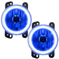Picture of Oracle Lighting 10-15 Jeep Wrangler JK Pre-Assembled LED Halo Fog Lights -Blue