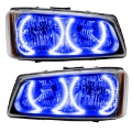 Picture of Oracle Lighting 03-06 Chevrolet Silverado Pre-Assembled LED Halo Headlights -Blue