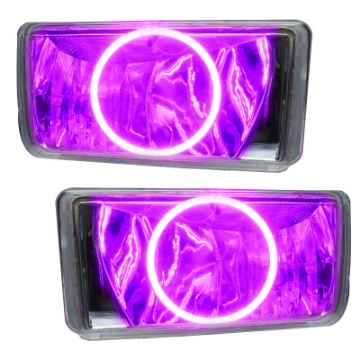 Picture of Oracle Lighting 07-15 Chevrolet Silverado re-Assembled LED Halo Fog Lights -Pink