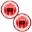 Picture of Oracle Lighting 08-11 Ford Ranger Pre-Assembled LED Halo Fog Lights -Red