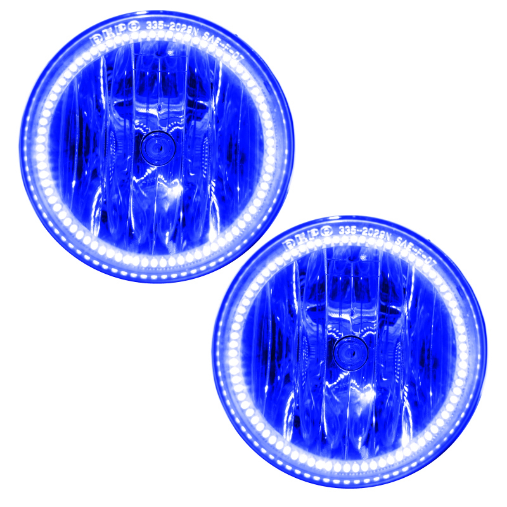 Picture of Oracle Lighting 14-15 GMC Sierra 1500 Pre-Assembled LED Halo Fog Lights -Blue