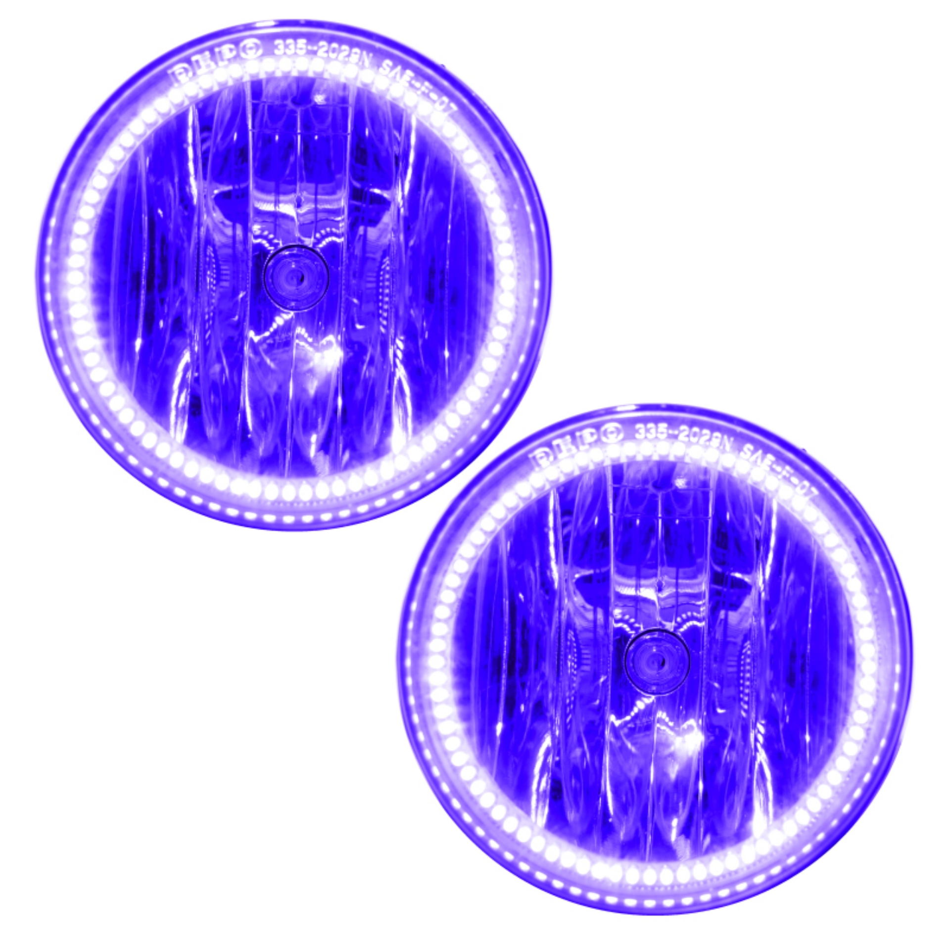 Picture of Oracle Lighting 14-15 GMC Sierra 1500 Pre-Assembled LED Halo Fog Lights -UV-Purple