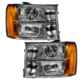 Picture of Oracle Lighting 07-13 GMC Sierra Pre-Assembled LED Halo Headlights -UV-Purple