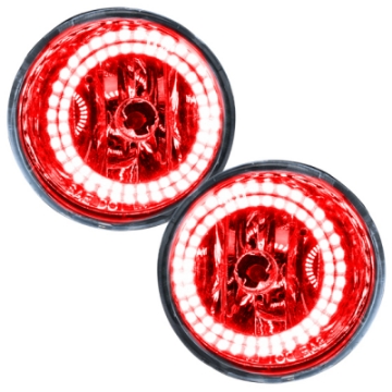 Picture of Oracle Lighting 04-15 Nissan Titan Pre-Assembled LED Halo Fog Lights -Red