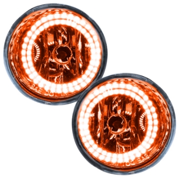 Picture of Oracle Lighting 04-15 Nissan Titan Pre-Assembled LED Halo Fog Lights -Amber