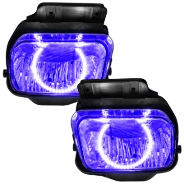 Picture of Oracle Lighting 03-06 Chevrolet Silverado Pre-Assembled LED Halo Fog Lights -UV-Purple