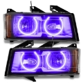 Picture of Oracle Lighting 04-12 Chevrolet Colorado Pre-Assembled LED Halo Headlights -UV-Purple