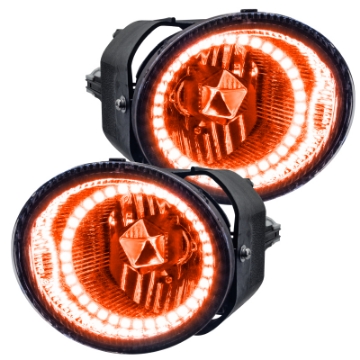 Picture of Oracle Lighting 01-02 Nissan Frontier Pre-Assembled LED Halo Fog Lights -Amber
