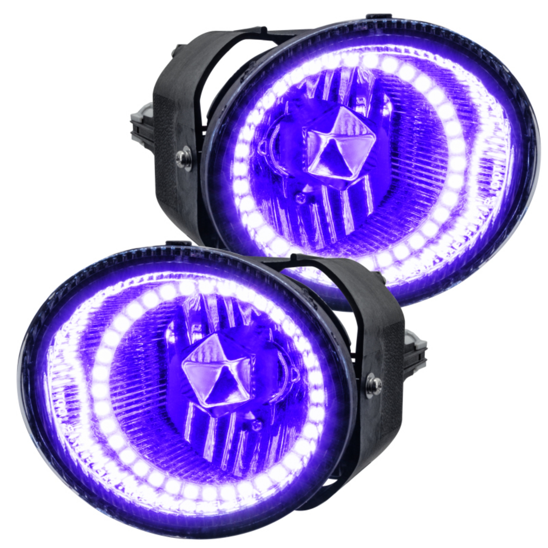 Picture of Oracle Lighting 01-02 Nissan Frontier Pre-Assembled LED Halo Fog Lights -UV-Purple