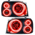 Picture of Oracle Lighting 01-04 Nissan Frontier Pre-Assembled LED Halo Headlights -Red