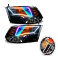 Picture of Oracle Lighting 09-18 RAM 1500 Sport Halo Headlights - Blk Housing w-RF Controller