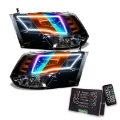 Picture of Oracle Lighting 09-18 RAM 1500 Sport Halo Headlights - Blk Housing w-2-0 Controller