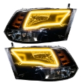 Picture of Oracle Lighting 09-18 RAM 1500 Sport Halo Headlights - Blk Housing w-No Controller