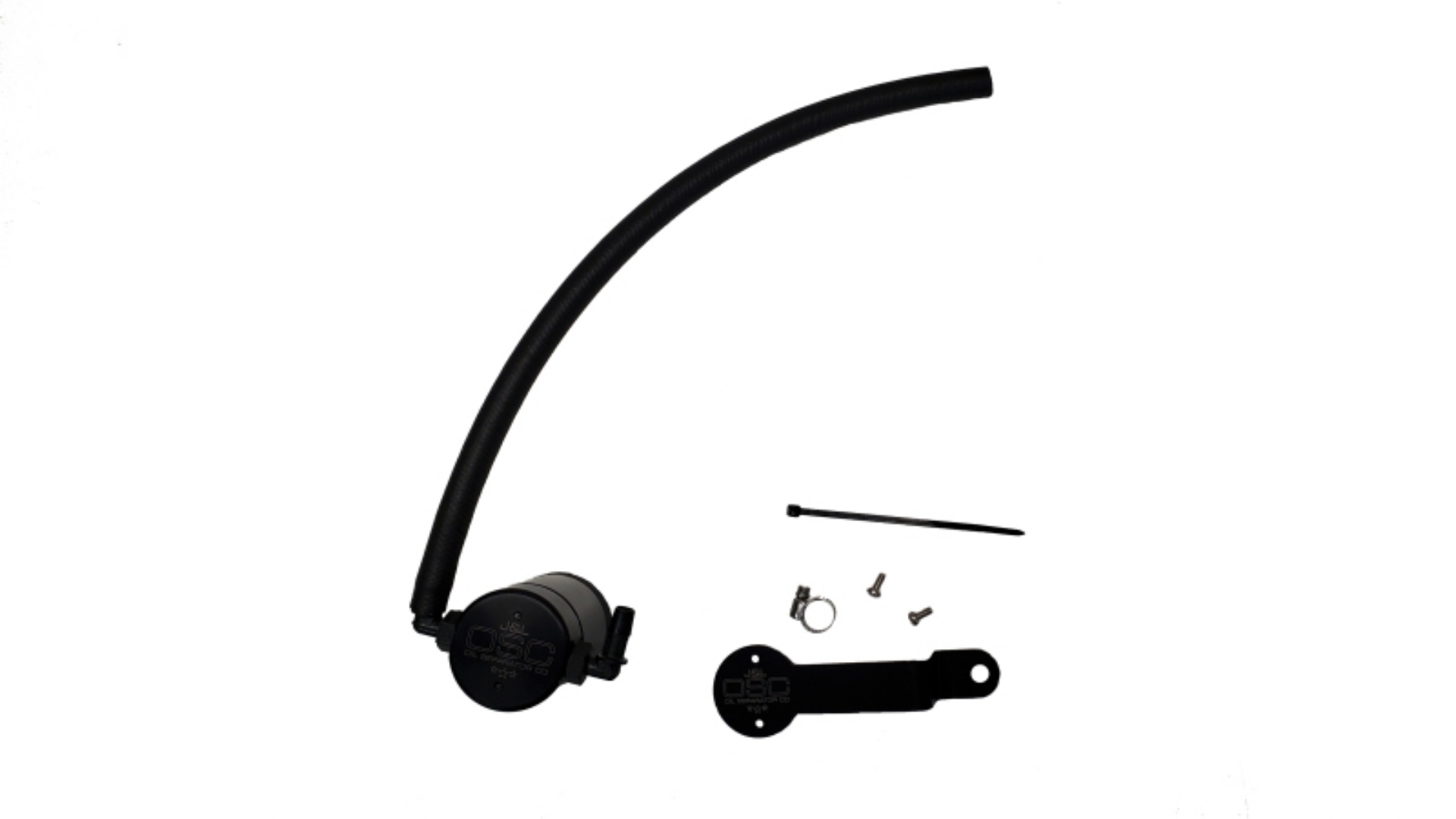 Picture of J&L 17-24 Honda CRV 1-5L Turbo Passenger Side Oil Separator 3-0 - Black Anodized