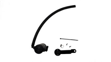 Picture of J&L 17-24 Honda CRV 1-5L Turbo Passenger Side Oil Separator 3-0 - Black Anodized