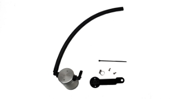 Picture of J&L 17-24 Honda CRV 1-5L Turbo Passenger Side Oil Separator 3-0 - Clear Anodized