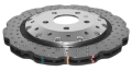 Picture of DBA 13-16 Audi RS5 w-Scalloped edge Iron Discs Rear 5000 Series Drilled Wavy Rotor w-Silver Hat