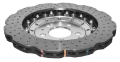 Picture of DBA 13-16 Audi RS5 w-Scalloped edge Iron Discs Rear 5000 Series Drilled Wavy Rotor w-Silver Hat