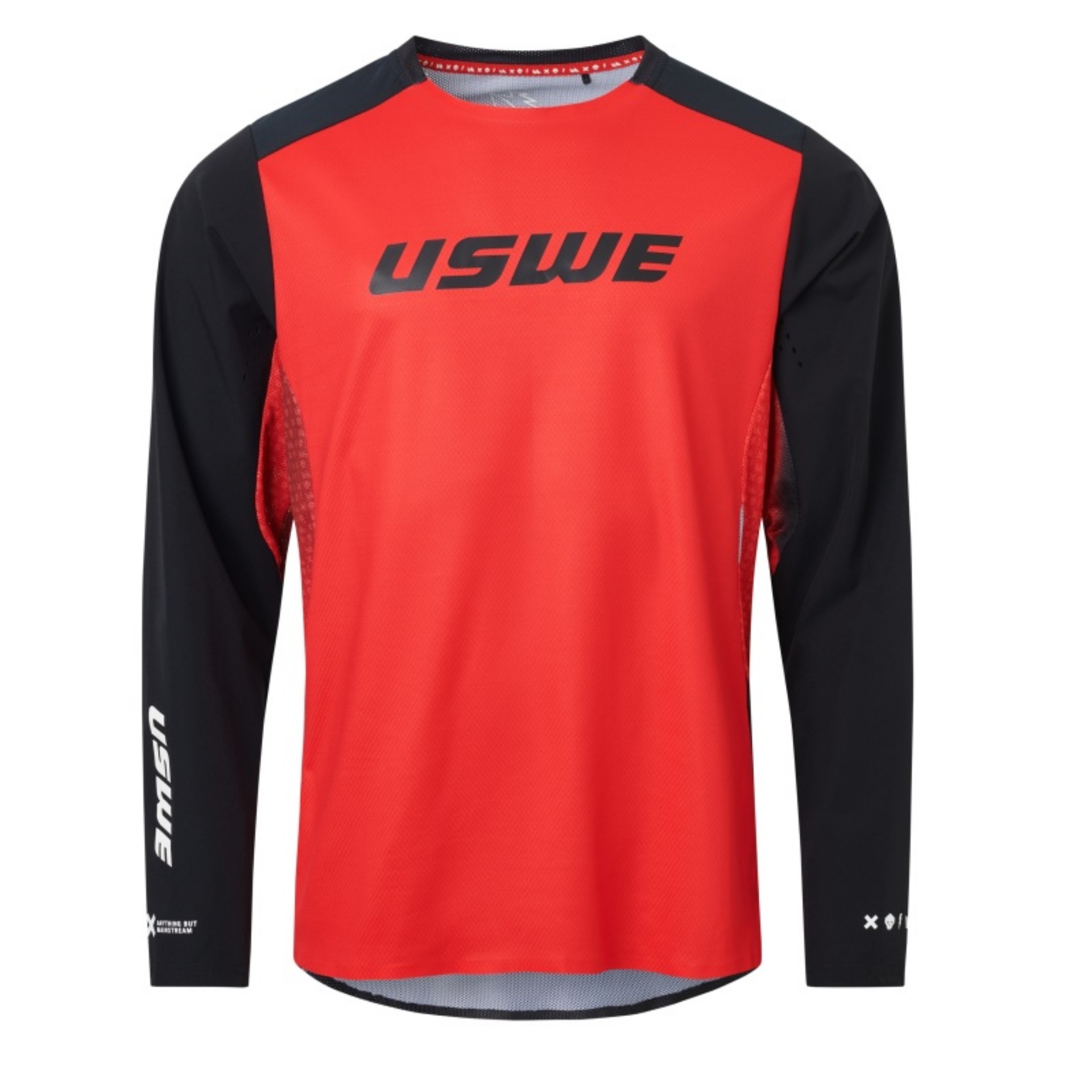 Picture of USWE Lera Off-Road Jersey Adult Flame Red - 2XL