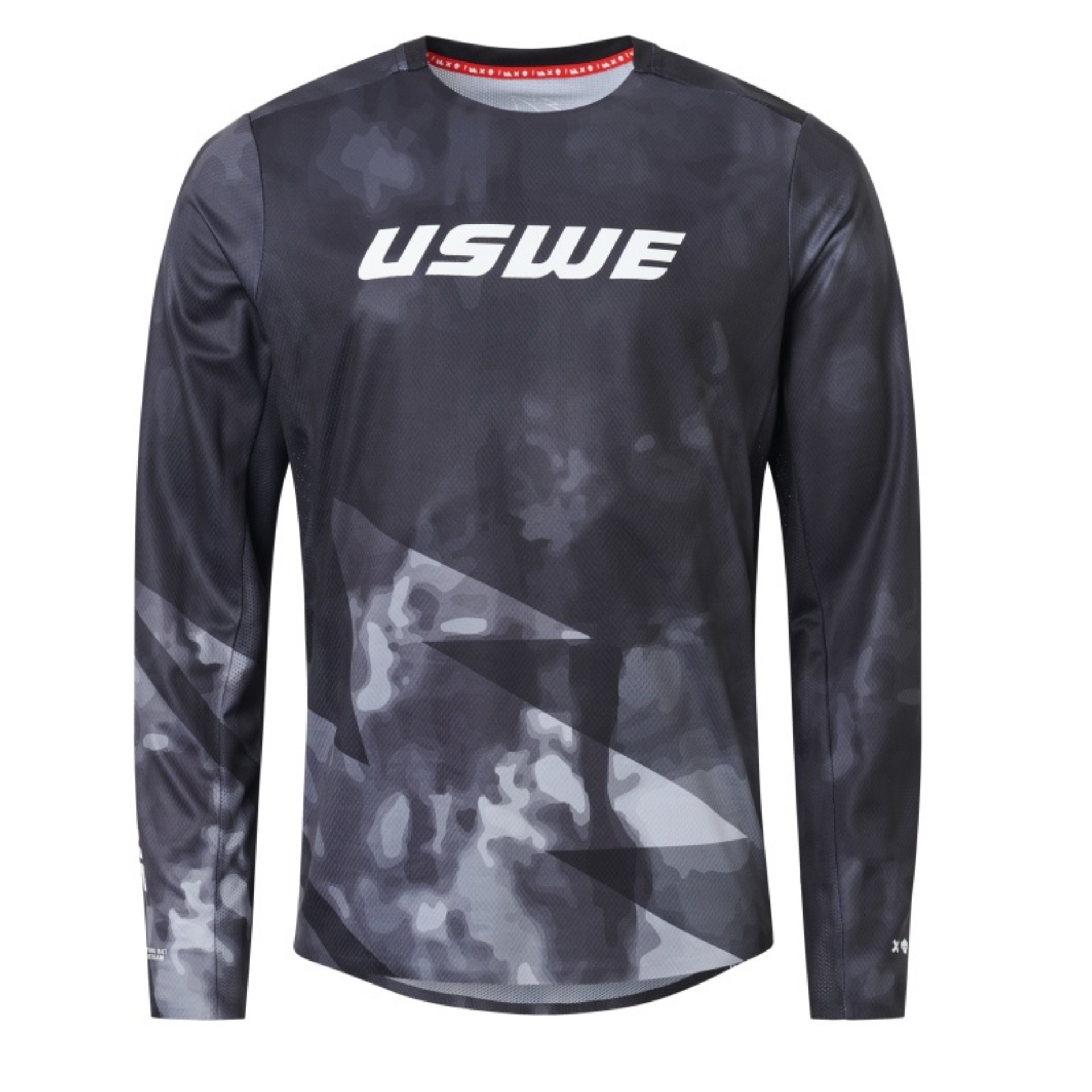Picture of USWE Rok Off-Road Air Jersey Adult Black - Small