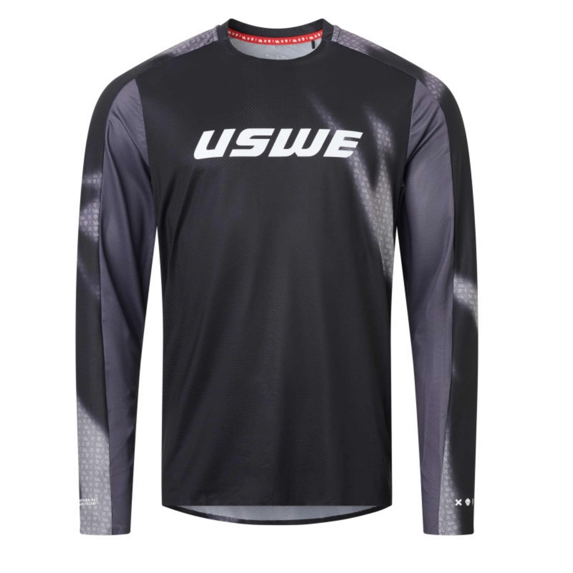 Picture of USWE Kalk Off-Road Jersey Adult Black - XS