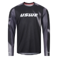 Picture of USWE Kalk Off-Road Jersey Adult Black - XL