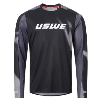 Picture of USWE Kalk Off-Road Jersey Adult Black - 2XL