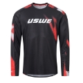 Picture of USWE Kalk Off-Road Jersey Adult Flame Red - XL
