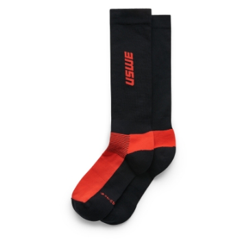 Picture of USWE Rapp Moto Sock Flame Red - Size 40-42