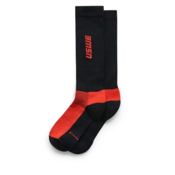 Picture of USWE Rapp Moto Sock Flame Red - Size 43-45